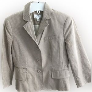 LOFT Seersucker 2 Piece Suit